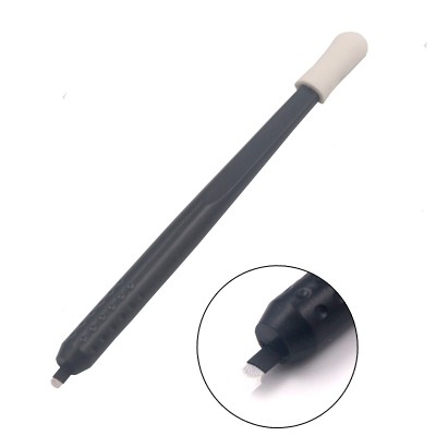 18U 0.15MM Semi Permanent Makeup Disposable Microblading Pen Eyebrow Hand Tools With LOT NO and DATE