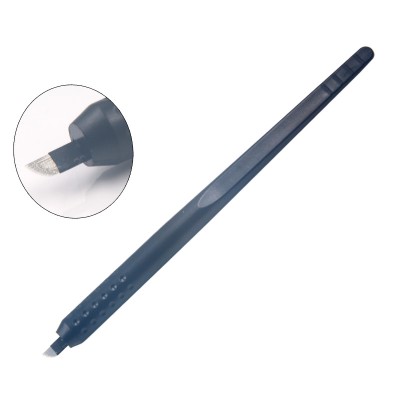 Best 0.18mm Microblading Disposal Blade Pen Black Manual Permanent Makeup Pen For Eyebrow