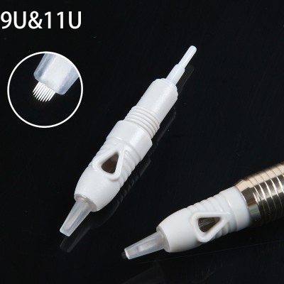 Disposable microblading screw 9U 11U tattoo needle for premium Charmant tattoo machine cartridge