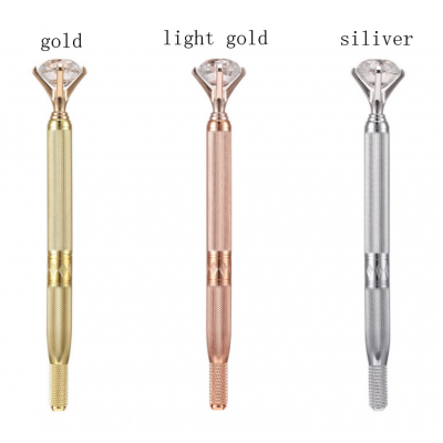 Diamond Metal Pen Eyebrow Skin Practice Manual Eyebrow Tattoo  Microblading Pencil