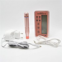 Wholesale Pink Permanent Makeup Eyebrow Lips Machine Pen With LCD Power Supply