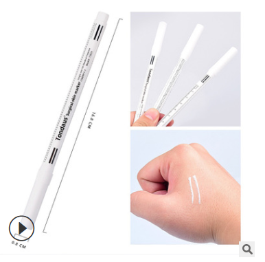 Safe And Non-toxic White Marker Pen For Skin Marking For 3D Permanent Makeup Tattoo eyebrows