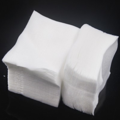 White Cotton Sterile Pads Non Woven Rectangle Makeup Cotton For Beauty Cosmetic