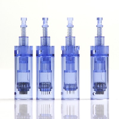 Blue derma pen A1 needles cartridges professional Electric Auto Microneedle Derma Pen